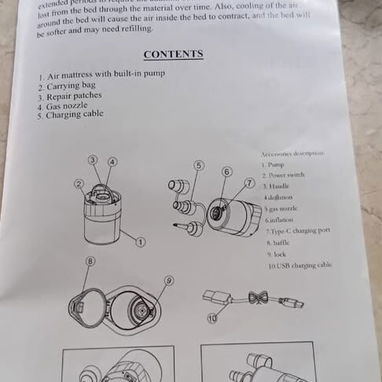 Colchón inflable - 7/10