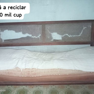 Juego de sala de caoba a reciclar. - Img 123338825