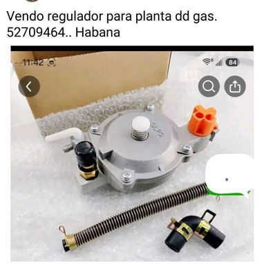 Carburador para generador de gas y regulador - 2/2