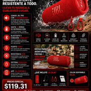 JBL Flip 7 25W Rojo - Nuevo - $119 (Oferta) - Img 56221083