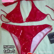 Bikini rojo nuevo con brillo. Talla S - Img 54961560