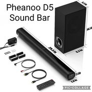 Sound Bar TV, Barra de Sonido PHEANOO 2.1 CH 200W con Subwoofer, Conectividad HDMI(ARC)/Bluetooth 5.0/Óptica/AUX – D5 - Img 45271017