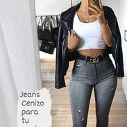 Pantalón Blanco,Choes Jeans Cenizo de Mujer. Pantalon corte recto 52465450 - Img 42366197