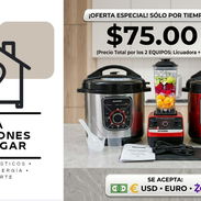 📦 *Kit:* 1 Olla de Presión (Rojo o Plateada) + Licuadora - Img 54882557