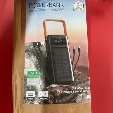 Cargador portátil de 70000mah con panel solar - Img 117699099