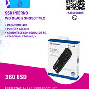WD Black SN850P M.2 | 4TB | Alta Velocidad | Nuevo a estrenar | 360USD - Img 55063061