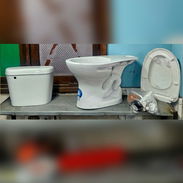 Kit Sanitario: Taza + Tanque, incluye herrajes y tapa. ¡Completo! - Img 54993239