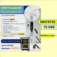 VENTILADOR (de Pedestal 16") RECARGABLE .....tlf 56579735/(USD-MN-Eur-Zelle)/Recogida en Marianao/Tpte (Costo Adicional) - Img 54679788