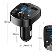 Transmisor FM Carro con Bluetooth USB / Reproductora MP3 Carga Rápida para Carro - Img 45565694