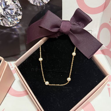 Hermosos set Pandora de Oro 14k con diamantes - Img 126058468
