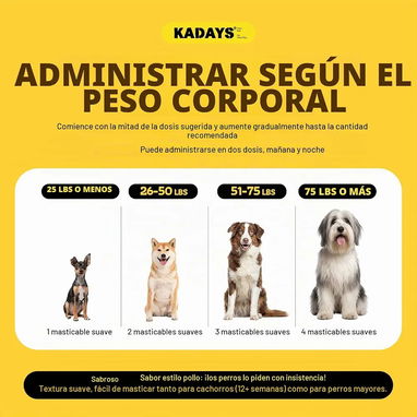 Multivitamínico Todo en Uno para Perros Kadays - 2/3