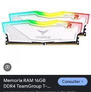Memoria ram RGb 32gb 2x16gb a 3200 mhz Team Group White Edition  100 usd o al cambio   Nuevas - Img 46080171