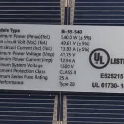 Panel solar de 540w - 2/2