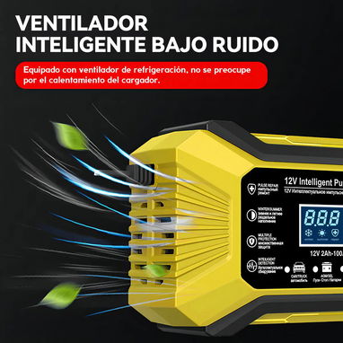 Cargador Inteligente de Baterías Ogori de 12V con Función Mantenedor y Reparador - 4/5