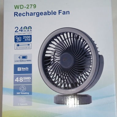 Ventiladores recargable portátil nuevos en cajas - Img 126372253