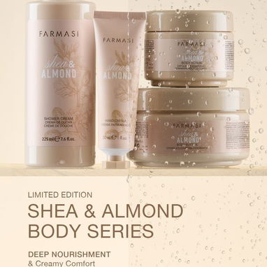 SET REGALO DE ALMENDRA CON CREMA, EXFOLIANTE, GEL DE BAÑO Y CREMA PARA LAS MANOS DE LA MARCA FARMASI - Img 116792651