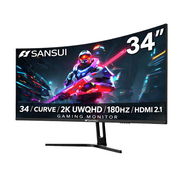 new monitor Sansui es-g34c5 Pro	34inc/WQHD/Fast-VA/1500R/HDR10/0.5ms/180hz - Img 56106589