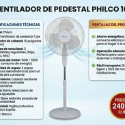 Ventilador de pedestal philco 24000cup 1 mes de garantía - Img 57317568