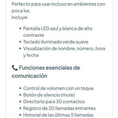 VTech VG131-21 - Teléfono Inalámbrico DECT 6.0 con 2 auriculares 🌐 - Img 127595349