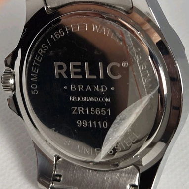 RELOJ RELIC BRAND MULTIFUNCIÓN ¡nuevo de paquete en su estuche original - Img 124500823