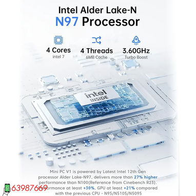 🔥🔥63987669 - Mini PC marca Acemagik, modelo Vista-Mini V1, 12ma Generación, Intel N95@3.4Ghz, 16Gb DDR4, 256Gb SSD🔥🔥 - Img 116065983
