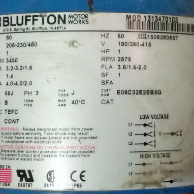 Motor BombaGoulds/Bluffton (bomba para agua, piscina, fincas. Gran demanda) – Potencia y Confiabilidad para tu Negocio - Img 110361950