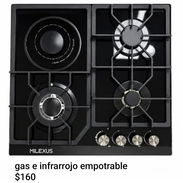 Cocina gas e infrarrojo empotrable  Factura y garantía  $160 usd  50283663 playa - Img 57321891