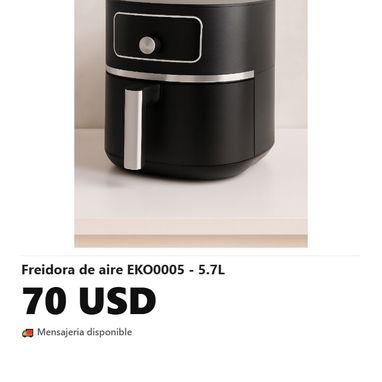 Freidora de aire y hornos electricos - Img 118079192