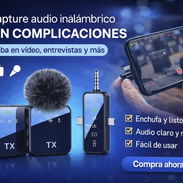 Micrófonos TX excelente calidad de audio reducción de ruido a tres tiempo - Img 53372552