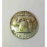 Half dollar 1935, plata. Half dollar 1954 plata. - Img 50380098