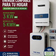 Kit Solar Yacana inversor de 3kw (110-220v) con batería de 5kw/h - Img 56840716