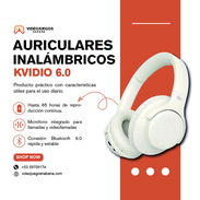Auriculares inalámbricos KVIDIO BT 6.0 65 horas batería | videojuegoshabana.com - Img 56041965