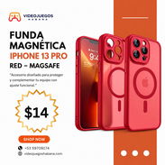 Funda Magnética para iPhone 13 Pro – Red | videojuegoshabana.com - Img 55725117