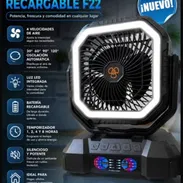 Ventiladores recargables f22 por cantidad en la Habana - Img 56893911