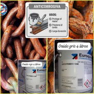 Oxido rojo y gris 4 litros euroquimica linea industrial importada de España - Img 55476558