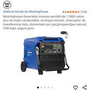 Westinghouse 11000W ⛽ Tri-Fuel ✅ Inverter (gasolina, gas propano y gas natural) - Img 55356465