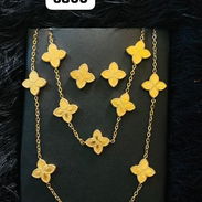 Bellas prendas de acero inoxidable chapadas en oro - Img main-image-54878020