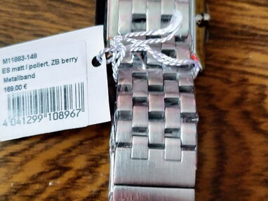 Elegantisimo reloj suizo de mujer marca M&M, en acero inox, 5AT. NUEVO - Img 55250328
