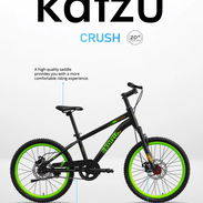 Bicicleta KATZU CRUSH 20 BMX CON FRENO DE DISCO DELANTERO Y TRACERO NUEVAS - Img 54967362