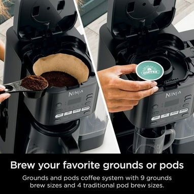 ☕ Cafetera Ninja DualBrew – Café Molido y Cápsulas K-Cup - Img 124149762