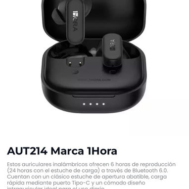 Audífonos marca 1hora - 3/5