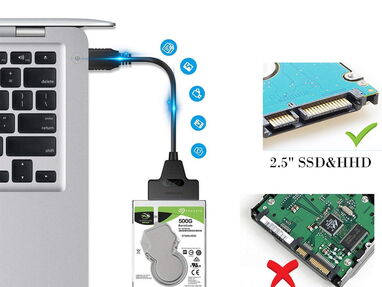 Sata para discos SSD y de laptop con entradas USB 3.0 a Sata Adaptador - Img 52515748