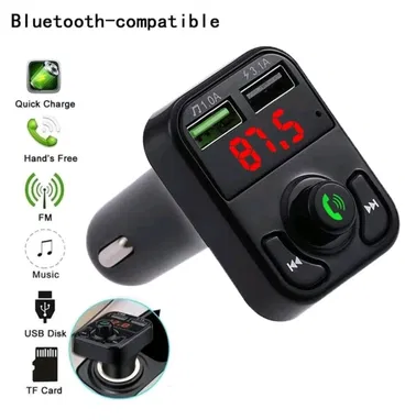 Reproductor MP3 de carro, no necesita reproductora. Se conecta por el radio. Usb y Bluetooth - Img 63960173