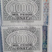 Vendo 2 sellos de timbre de 1000 cup en 1000 cup c/u - Img 45519865