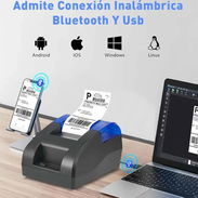 Impresora Térmica De Recibos Tickets Pos 58mm Bluetooth Usb - Img 56832543