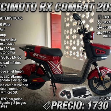 BICIMOTO JMD,  RX COMBAT, TOPMAQ EVOLUTION, EVOLUTION MOUNTAIN - 4/7