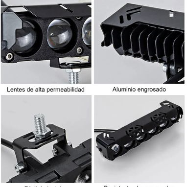 NEBLINEROS DE 6 LUPAS (FAROS AUXILIARES) - 6/8