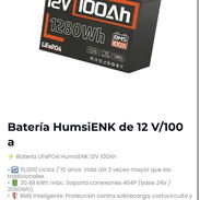 Batería LiFePO₄ HumsiENK 12V 100Ah - Img 56885189