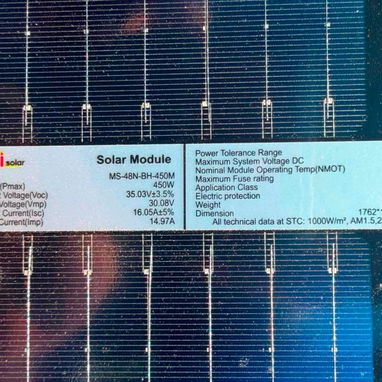 PANEL SOLAR 450W - 2/2