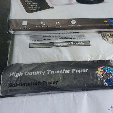 Papel sublimación A4 128gr alta calidad, estabilizador bordado - Img 113752970